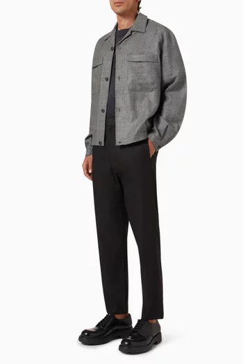 Tapered Pants in Twill