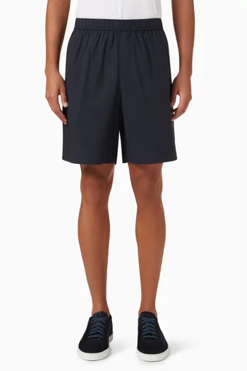 Elasticated Shorts in Pima Cotton