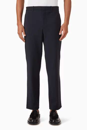 Straight-leg Pants in Wool-blend