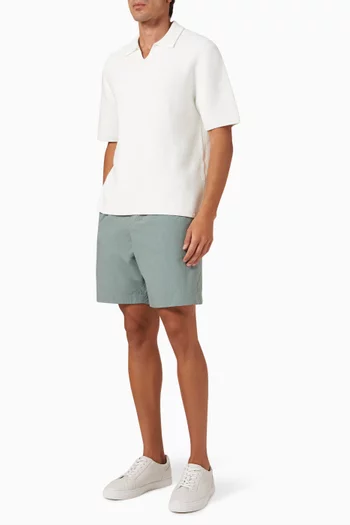 Elasticated Shorts in Pima Cotton