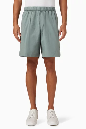 Elasticated Shorts in Pima Cotton