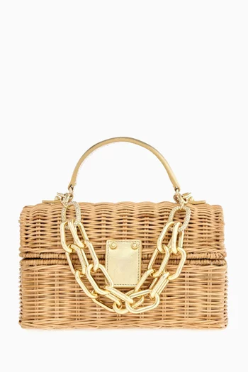 Isla Basket Bag in Wicker