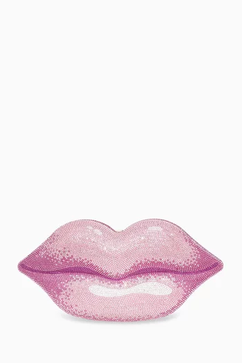 Hot Lips Embellished Clutch