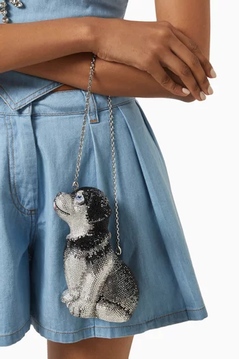Puppy Sadie Embellished Clutch