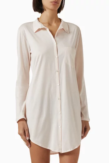 Boyfriend Sleepshirt in Cotton