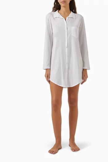Boyfriend Sleepshirt in Cotton