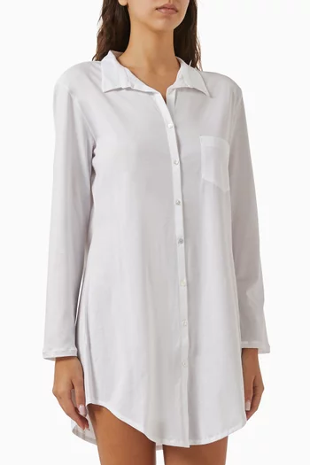 Boyfriend Sleepshirt in Cotton