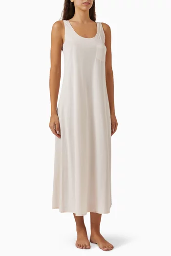 Long Tank Nightdress in Cotton