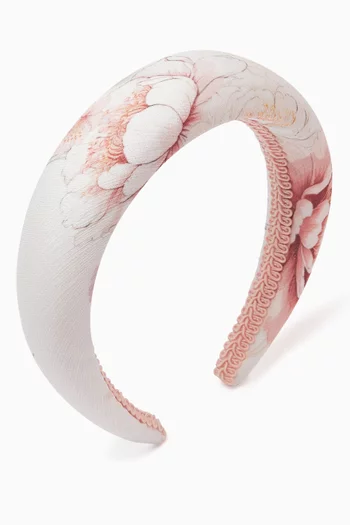 Floral Headband in Chiffon