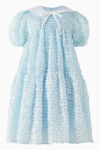 Knee-length Dress in Sequins