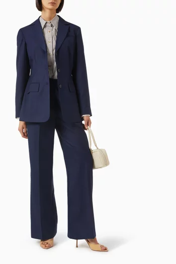 Beirut Hourglass Blazer in Gabardine