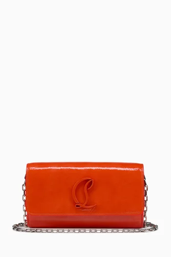 Loubi54 Wallet on Chain in Patent Leather