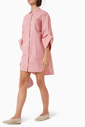 Nico Mini Dress in Cotton Poplin