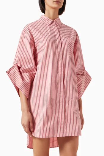 Nico Mini Dress in Cotton Poplin