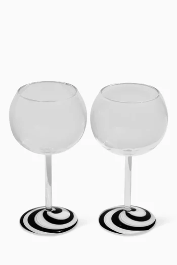 Swirl Wine Glass, Set of 2