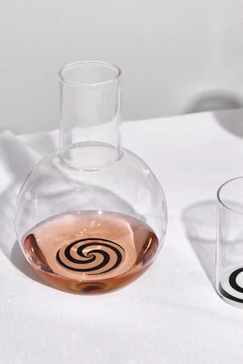 Swirl Carafe in Borosilicate Glass