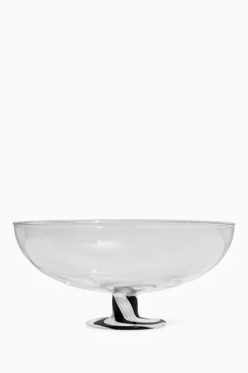 Swirl Salad Bowl in Borosilicate Glass