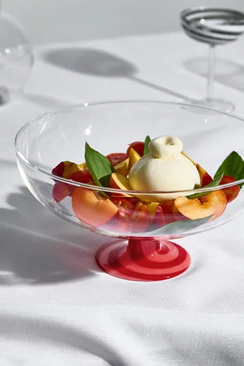 Swirl Salad Bowl in Borosilicate Glass