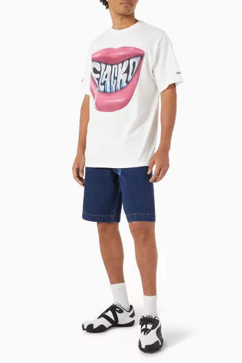 x A$AP Rocky Shorts in Cotton-denim