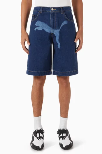 x A$AP Rocky Shorts in Cotton-denim
