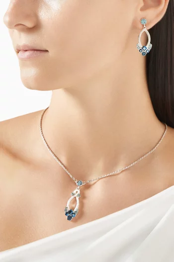 1980s Vintage Earrings & Necklace Set