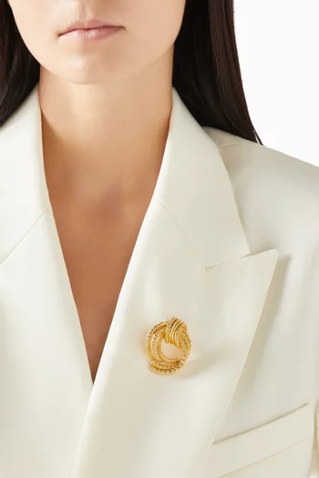 1980s Vintage Knot Brooch