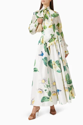 Freya Tie-neck Blouse in Silk