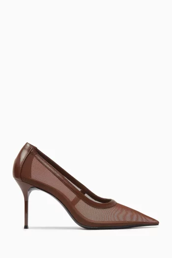 Sheer 91 Pumps in Mesh & Leather