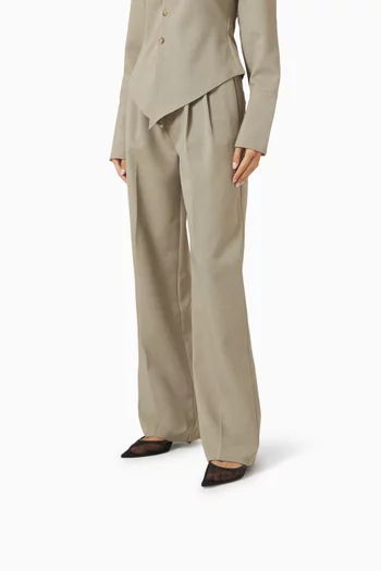 Point-toe 63 Mules in Mesh