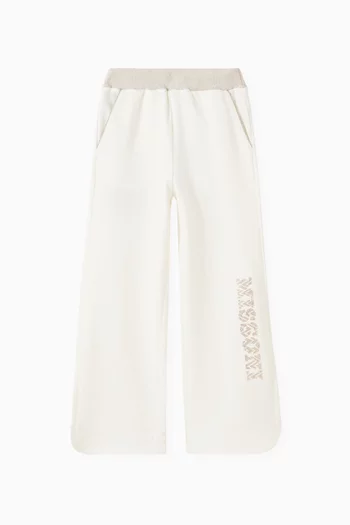 Logo Wide Leg Pants