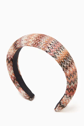 Knitted Zig Zag Headband