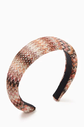 Knitted Zig Zag Headband