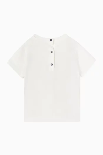 Chevron Print T-shirt in Cotton
