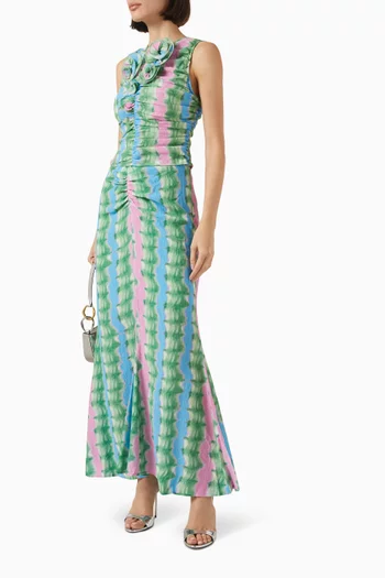 Catia Tie-dye Maxi Skirt