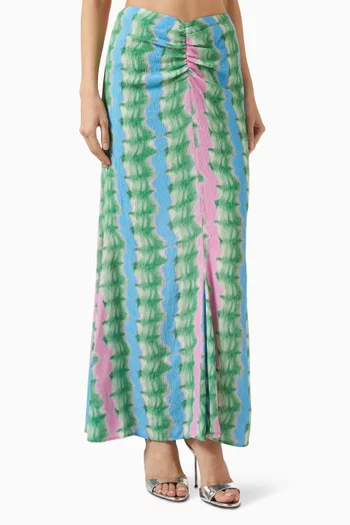 Catia Tie-dye Maxi Skirt
