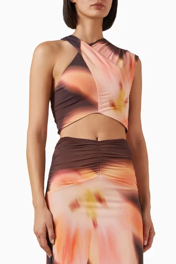 Veda Top in Stretch Nylon