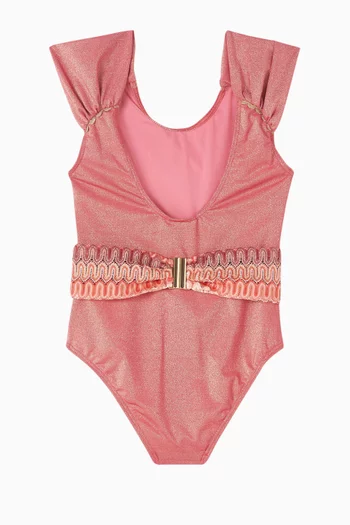 One-piece Swimsuit in Lurex