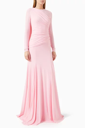Draped Maxi Dress