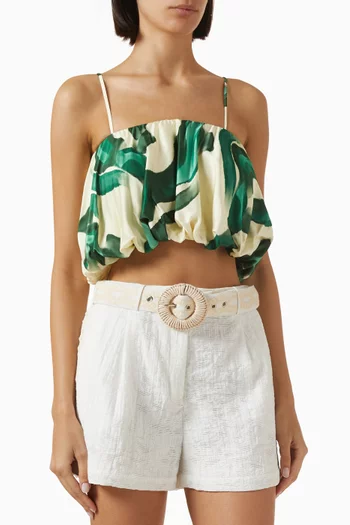 Tanzani Crop Top in Viscose