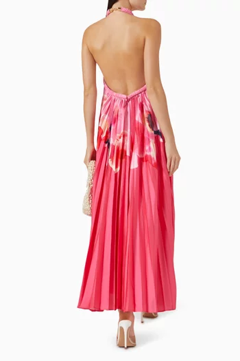Fixby Pleated Maxi Dress