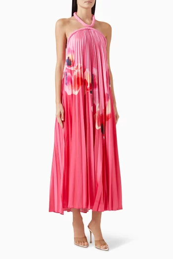 Fixby Pleated Maxi Dress