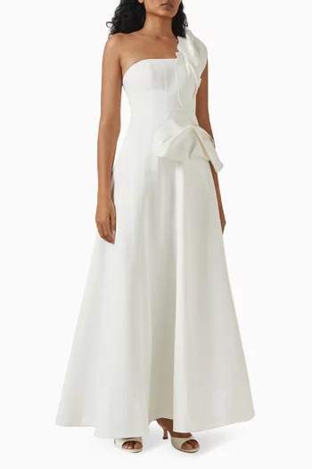Drake One-shoulder Gown