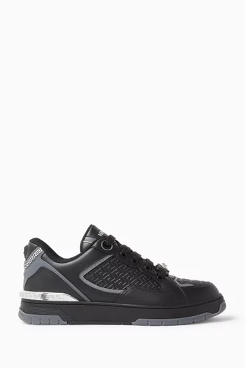 Greca Sneakers in Leather