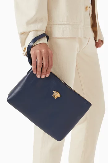 La Medusa Pouch in Leather