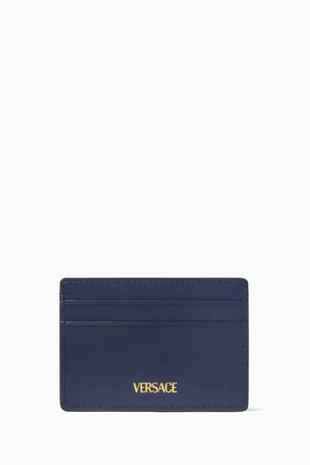 La Medusa Card Holder in Calf Leather