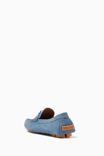 La Medusa Driver Shoes in Suede