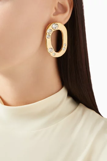 Zeynah Earrings in Gold-plated Palladium