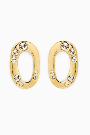 Zeynah Earrings in Gold-plated Palladium