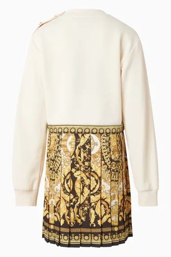 Barocco Print Dress
