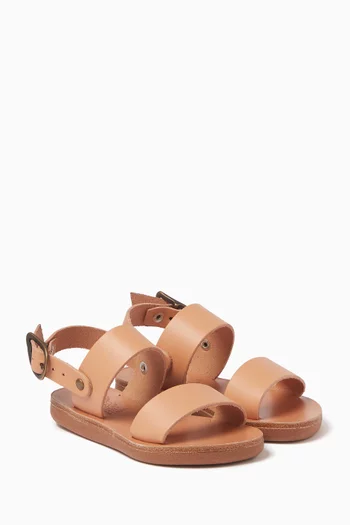 Little Clio Soft Sandals in Leather